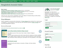 Tablet Screenshot of banglajol.info